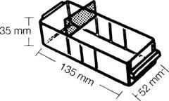 Trennwand Satz a 60 Stk. für Schublade Typ A