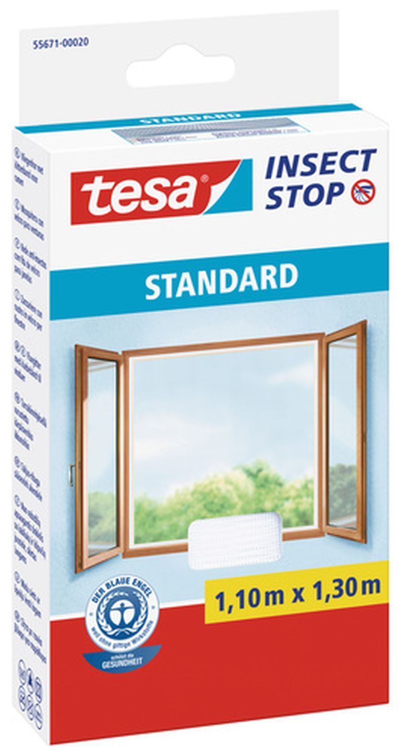 TESA Fliegengitter Standard für Fenster, weiss