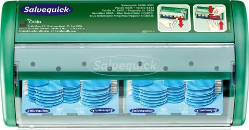 Pflasterspender Salvequick Blue Detectable