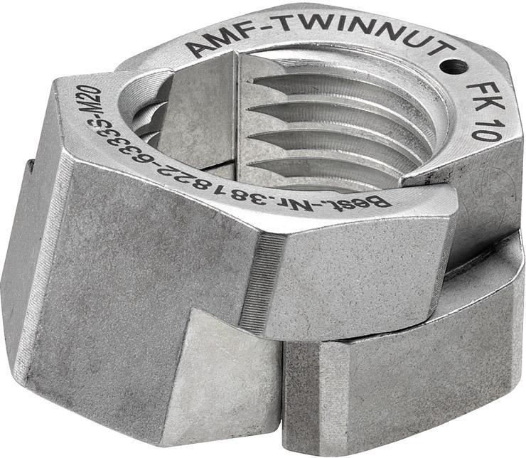 EDE GmbH ELC Logistik-Center TWINNUT-Mutter ohne Bund 6333S-M24 AMF