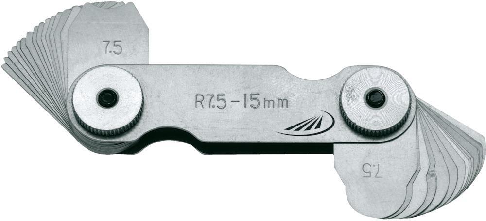 EDE Radienschablone 17 Blatt 1,0- 7,0mm HP