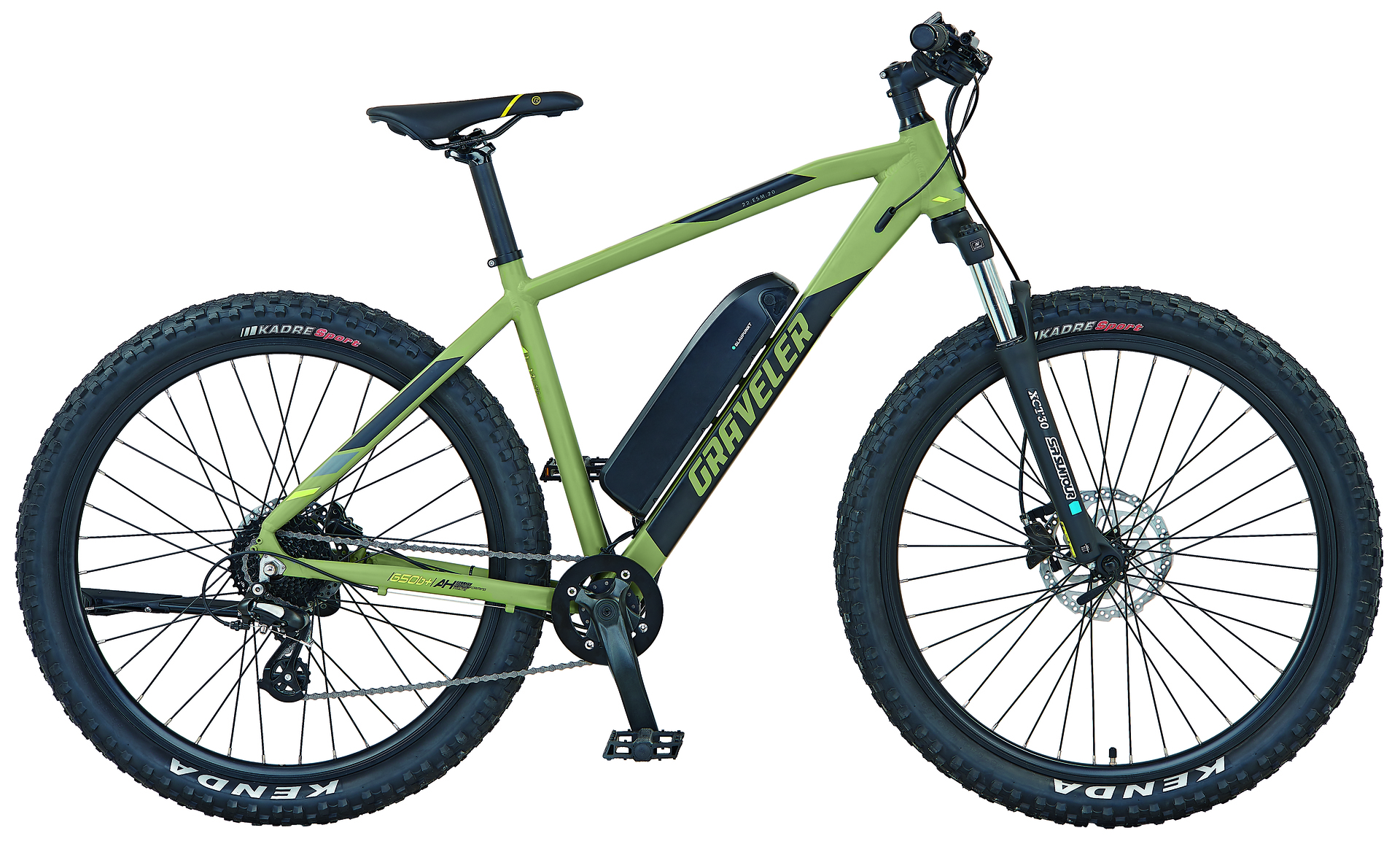 E-Mountainbike 27,5″ GRAVELER 22.ESM.20 BLAUPUNKT HR-Motor