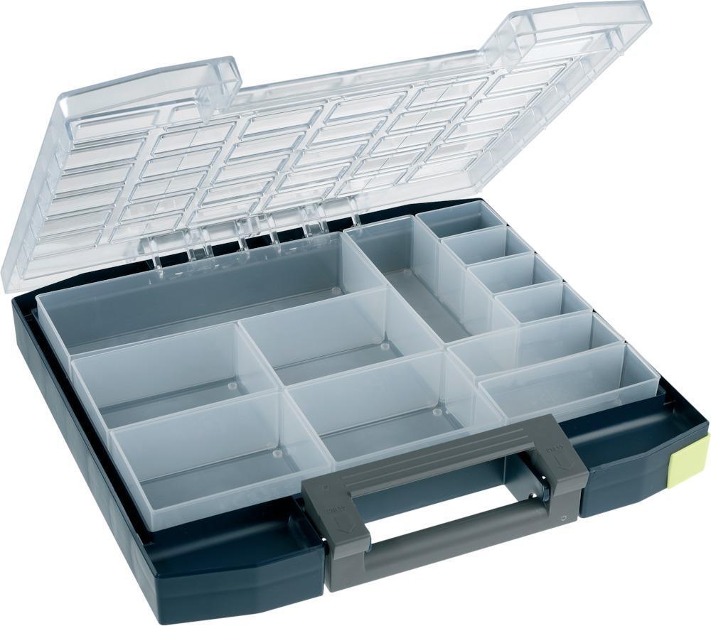 Sortimentskoffer Polycarbonat boxxser 55 6x6-14 blau raaco