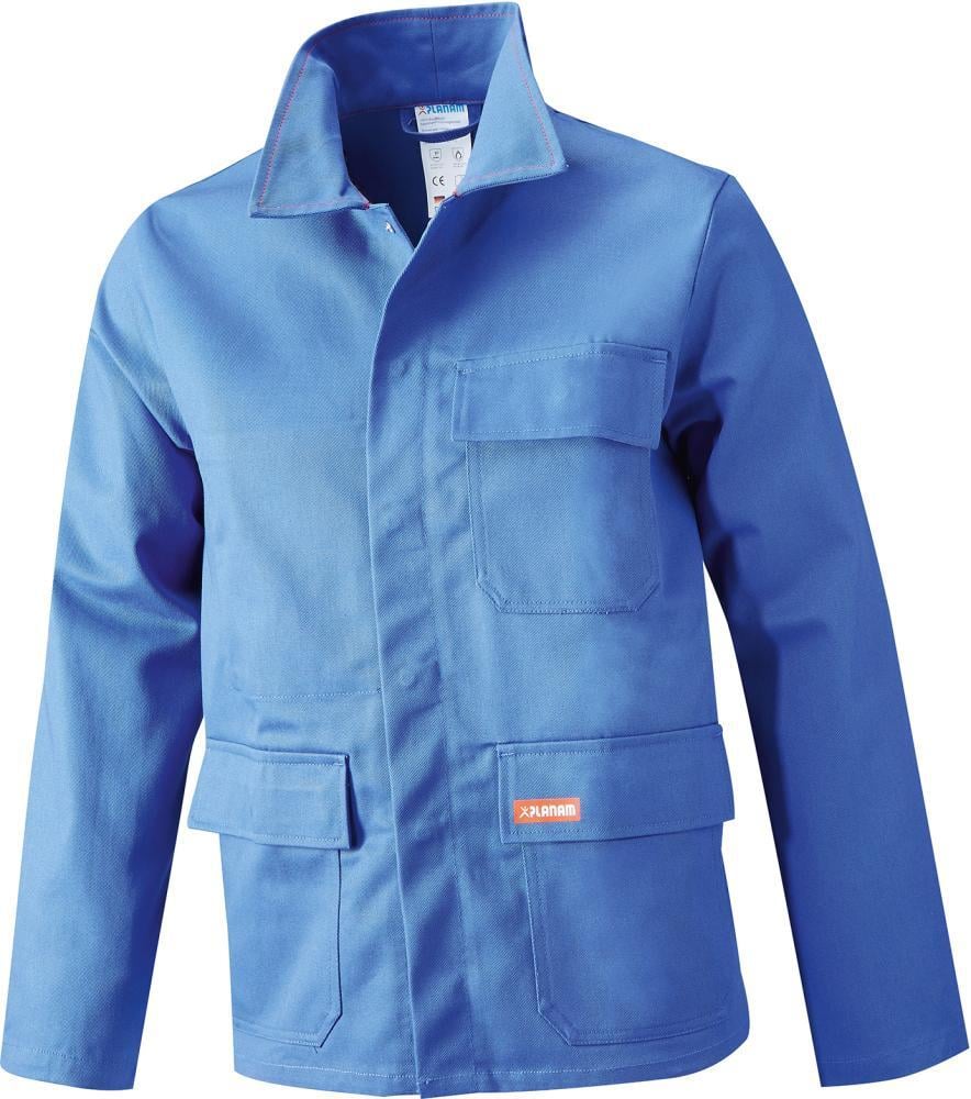 Schweißer-Jacke Gr. 50 360 g/m² kornblau