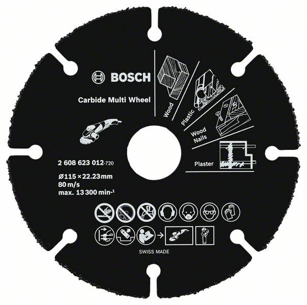 Bosch Trennscheibe Hartmetall Multi Wheel