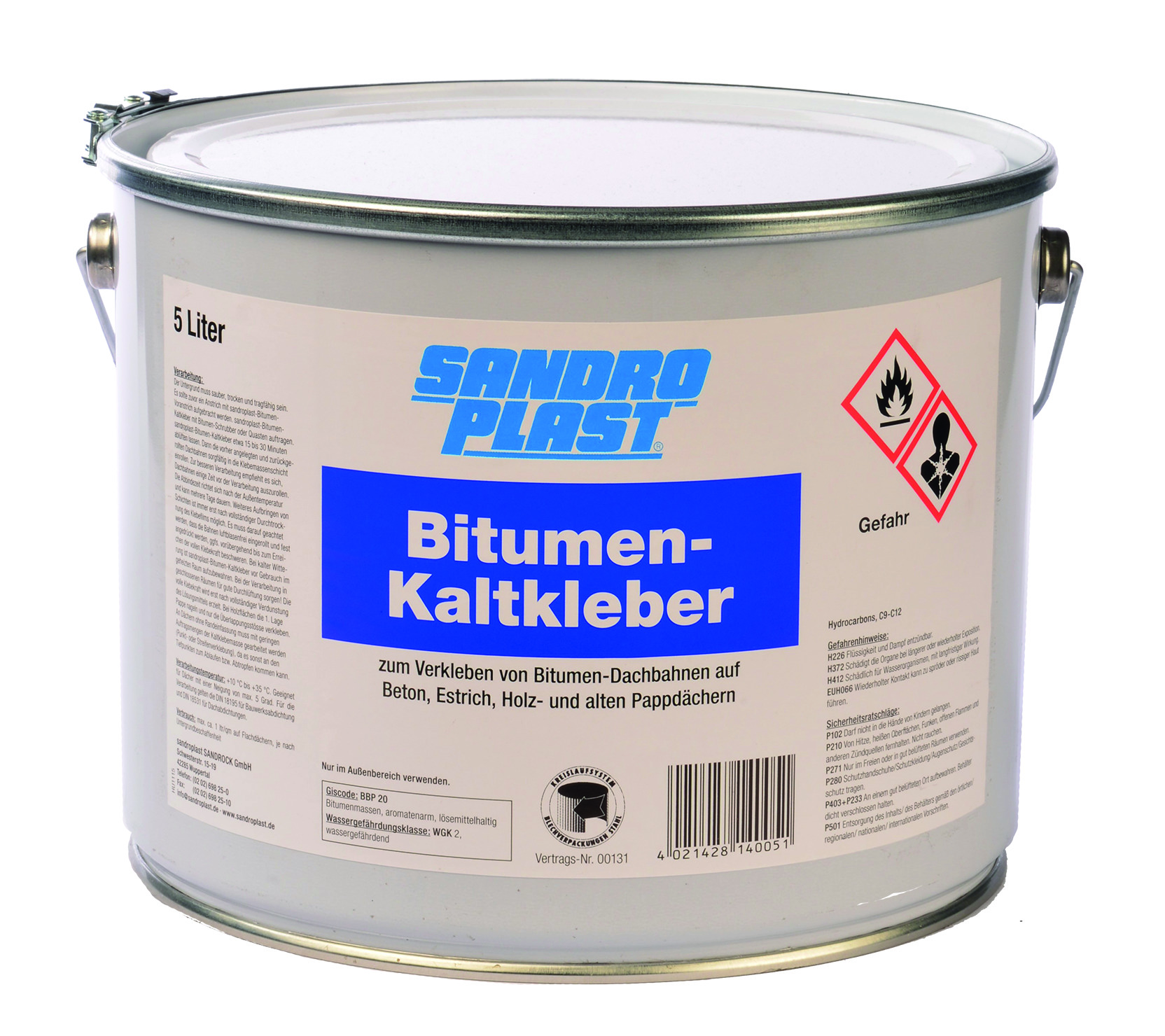 ZEB Bitumen Kaltkleber lösemittelhaltig