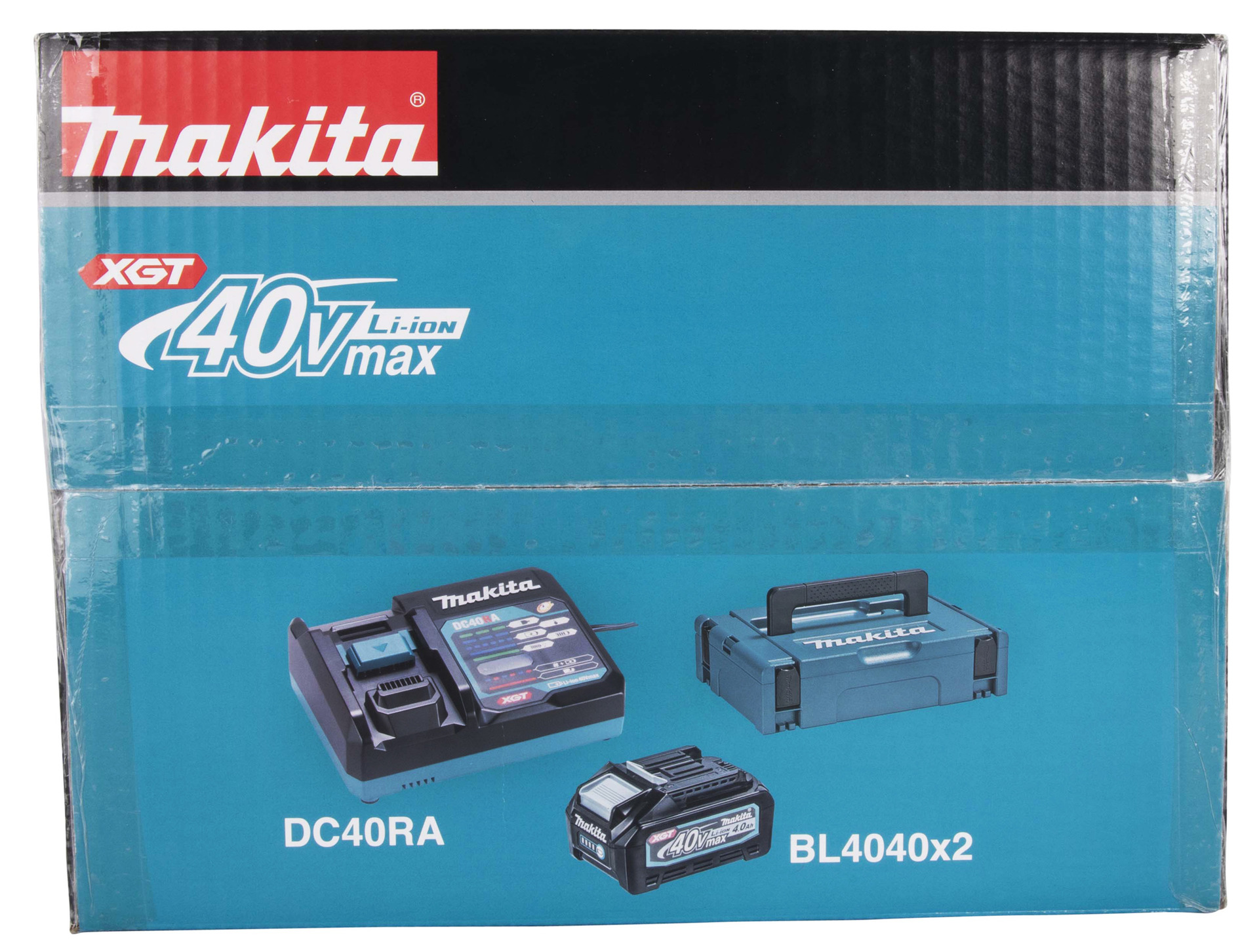 Makita Power Source-Kit 191J97-1, - 1 Stromstärke: & Akkus im 4,0Ah 2 40V Schnellladegerät Ausführung: MAKPAC - | Leitermann LEITERMANN 