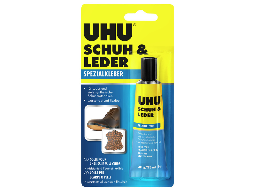 Schuh und Leder Kleber