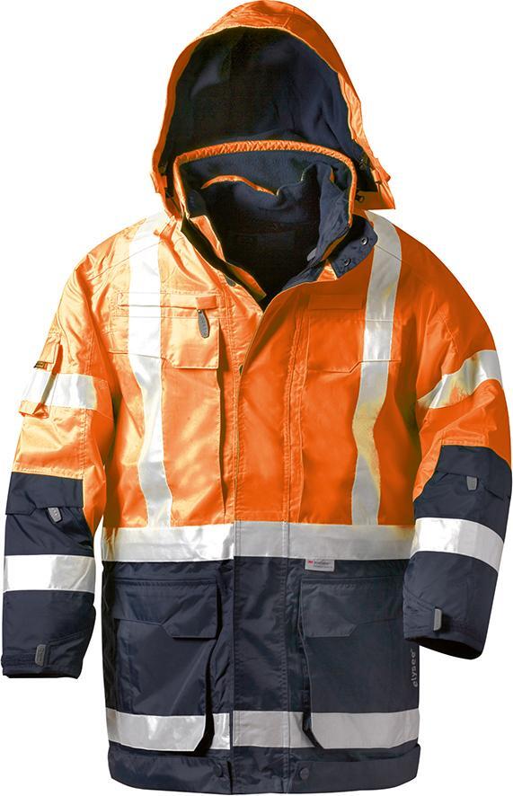 Warnparka Wallace, 4in1, Gr. L, orange