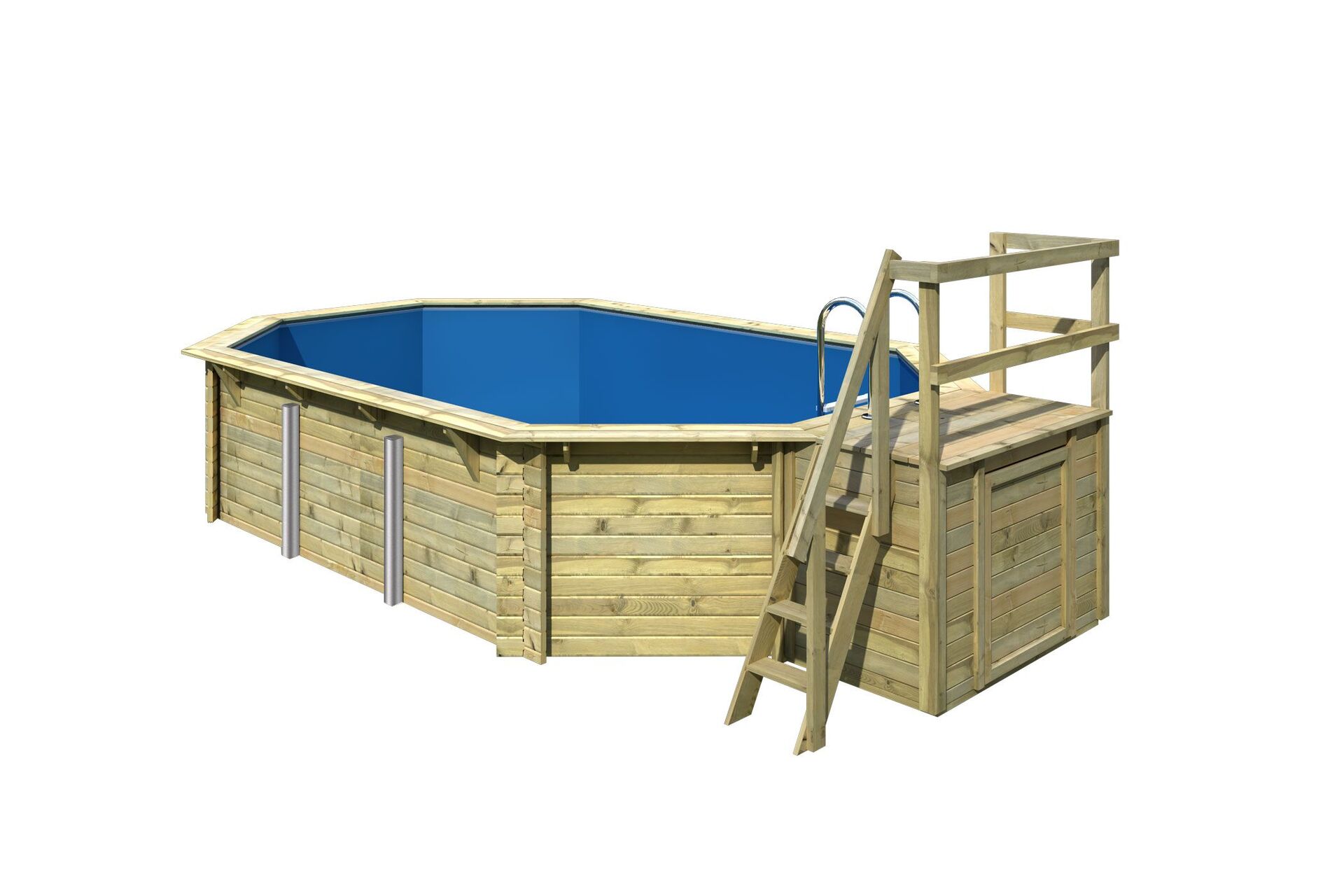 Holz-Pool Modell 4