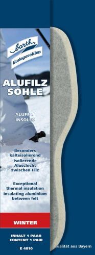 Alu Filz Einlegesohle