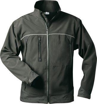 Jacke Alpha, Softshell, schwarz