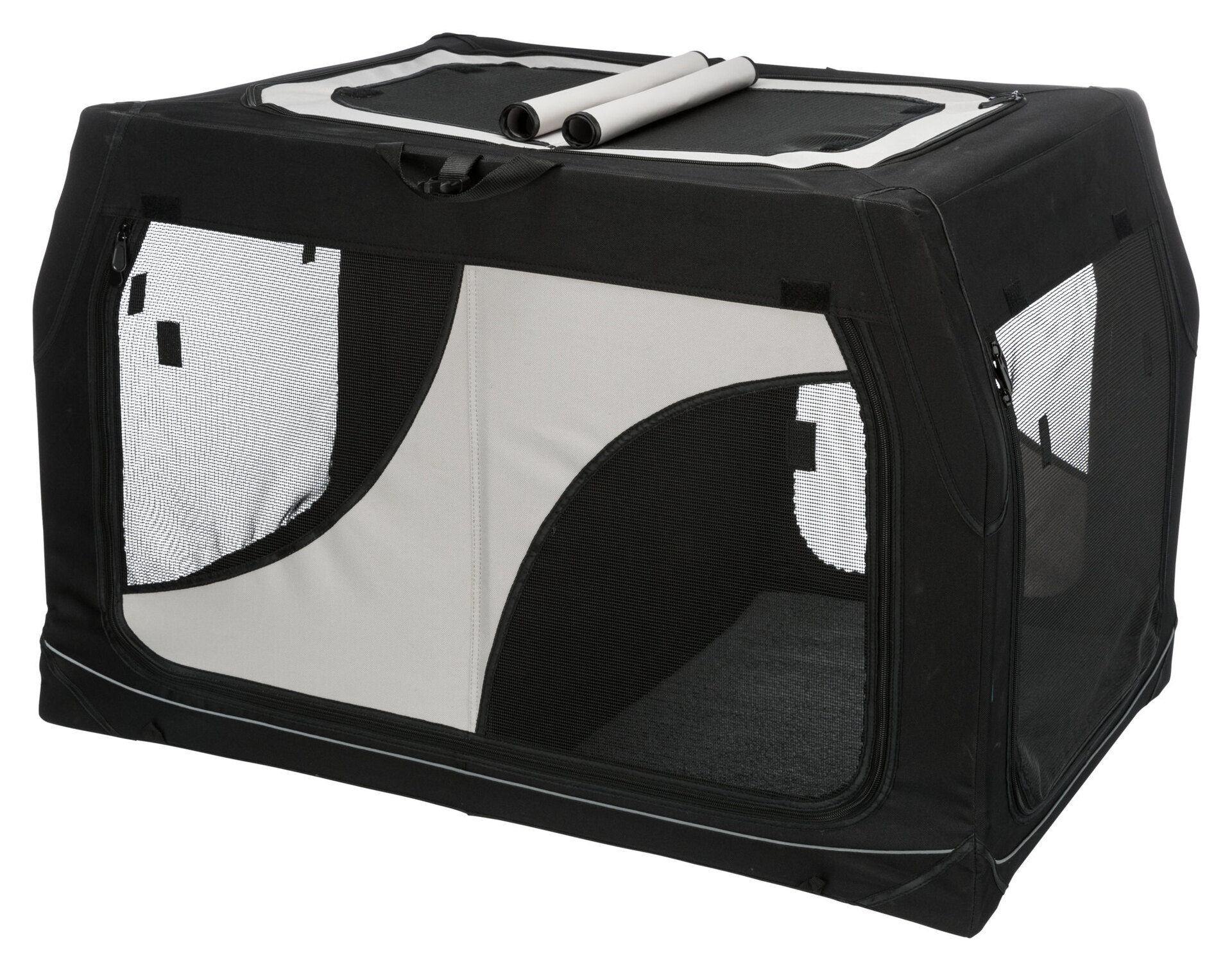 Trixie Transportbox Capri - Ausführung: 32 x 31 x 48cm, Farbe:  dunkelgrün/hellgrün - Leitermann