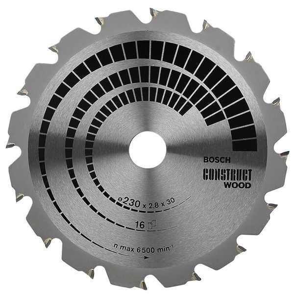 Kreissägeblatt 230×30 16FWF construct SB2,8