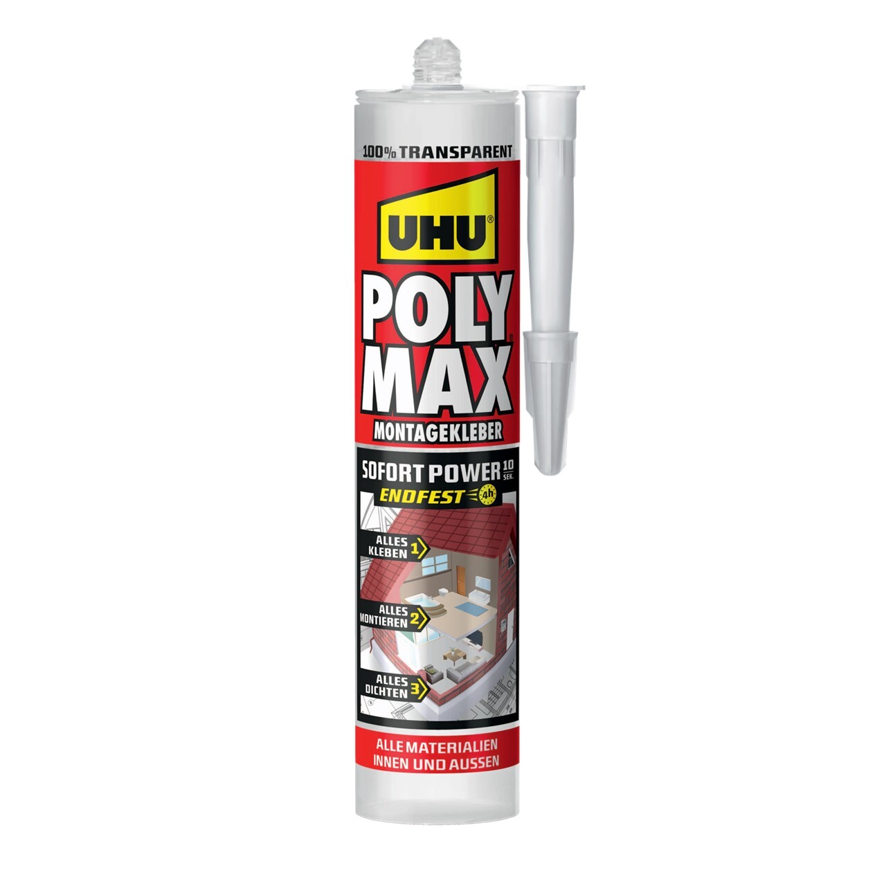 UHU GmbH & Co. KG Poly Max 10 SEK Sofort Power Kartusche