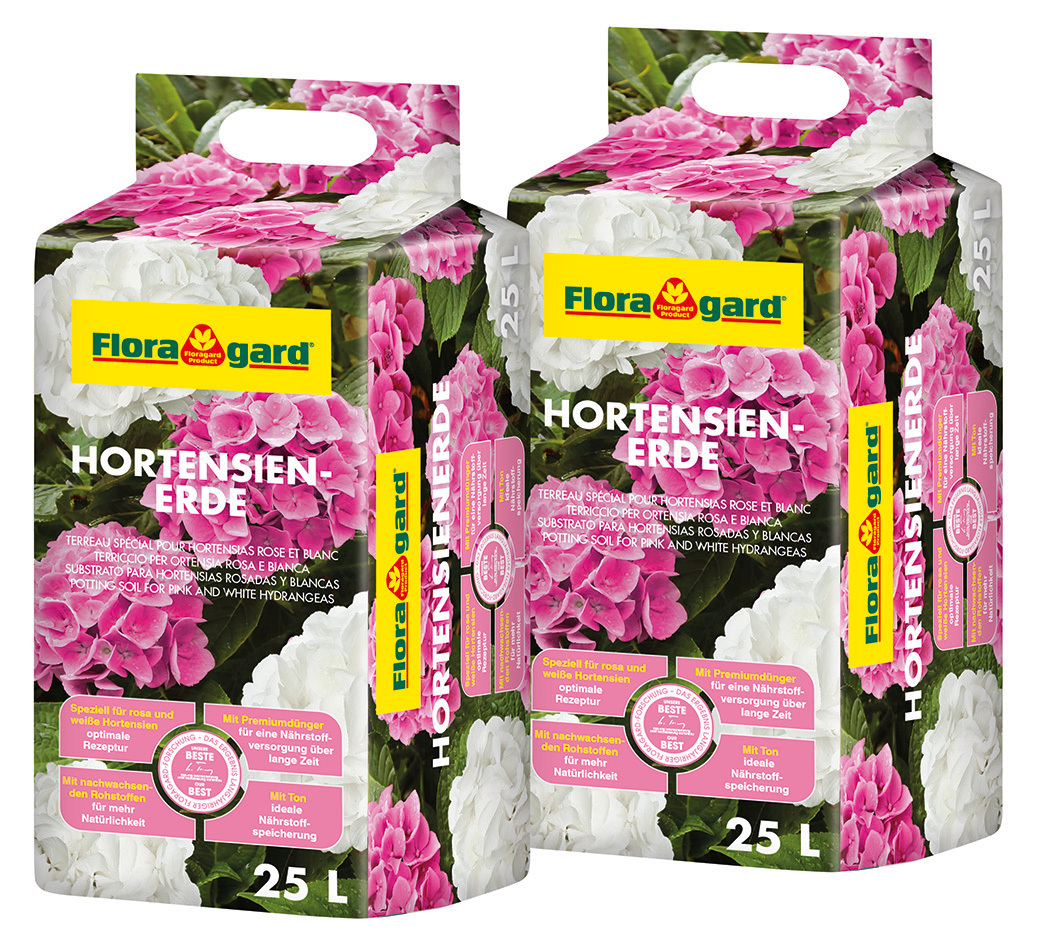 Hortensienerde für rote Hortensien