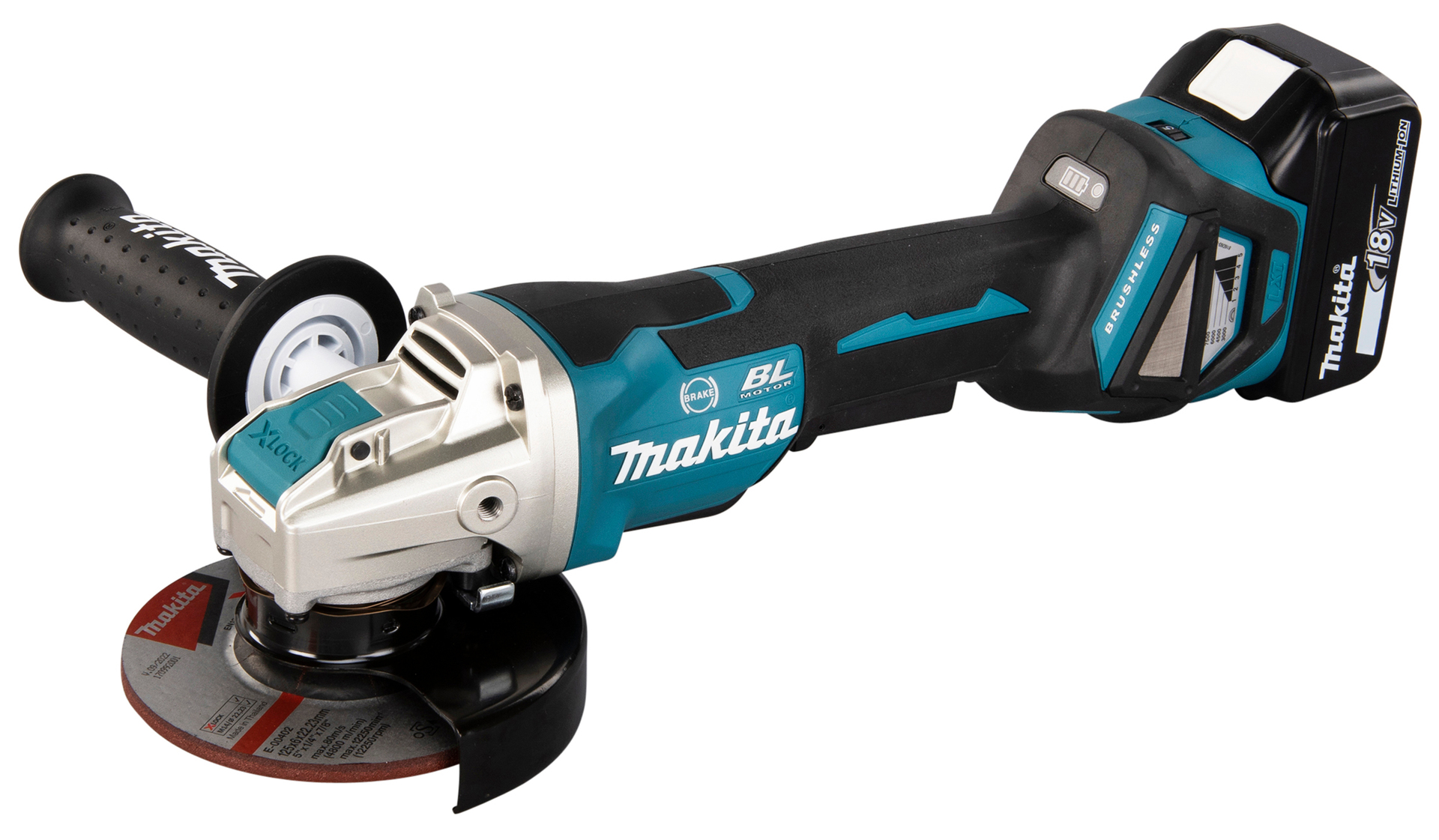 Makita Akku-Winkelschleifer DGA519RTJ