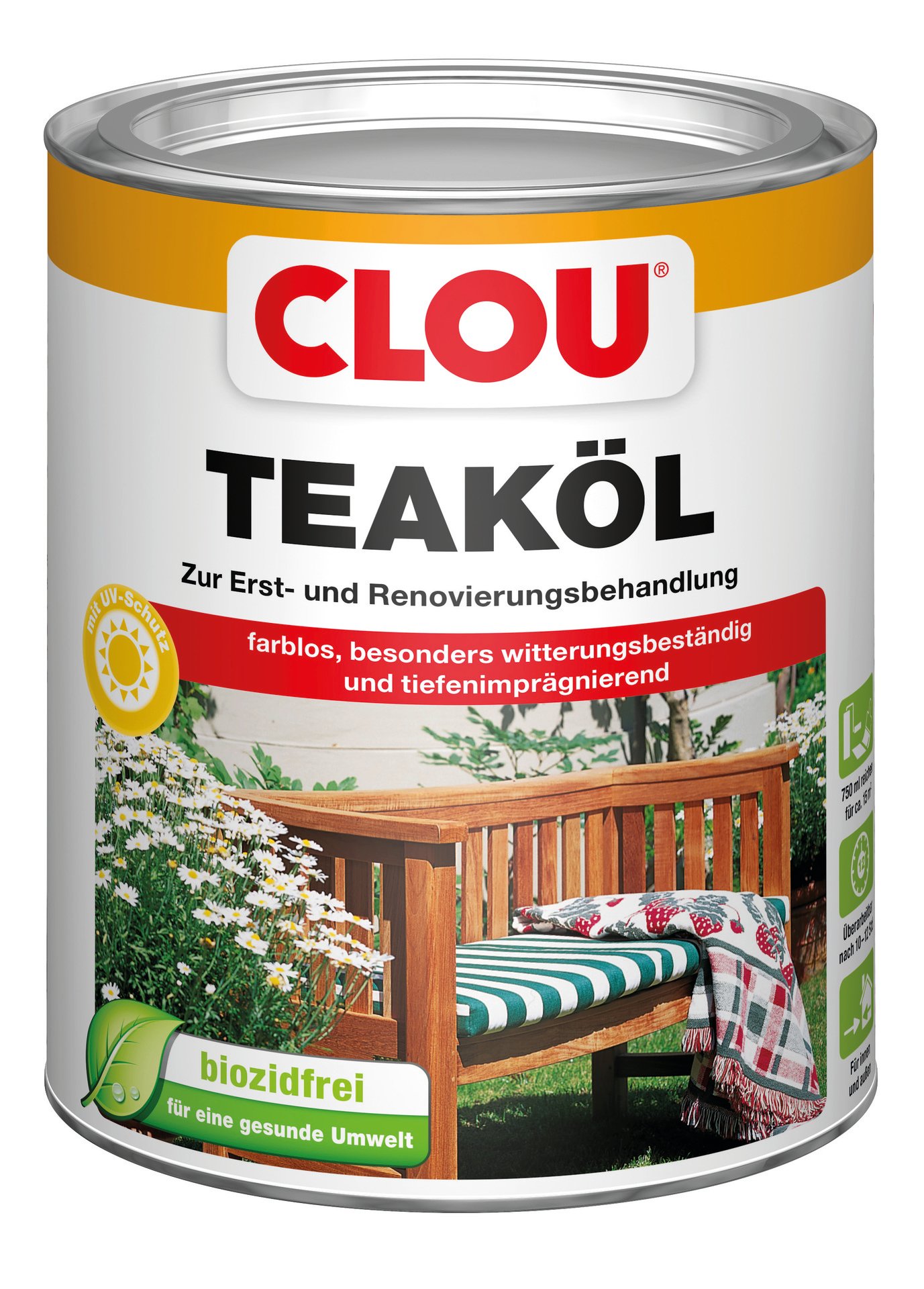 Teaköl Farblos 750ml