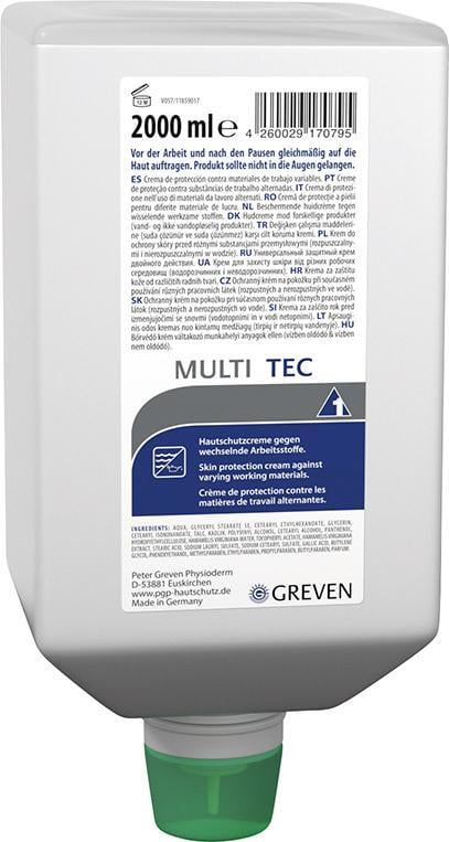 Hautschutzcreme Greven Multi-tec,2000ml Variofl.