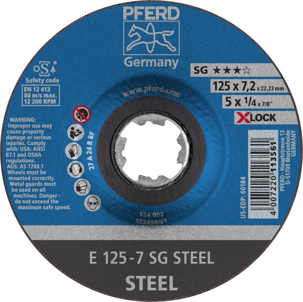 Schruppscheibe SG X-LOCK STEEL 115×4,1mm Pferd