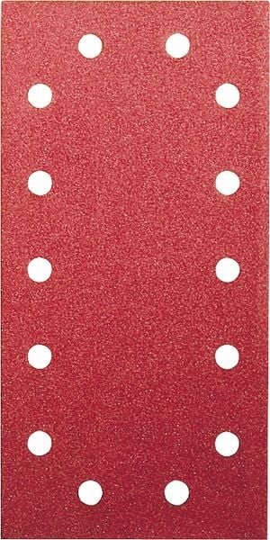 10St. Schleifblatt 115×230 Klett Red Holz top K400