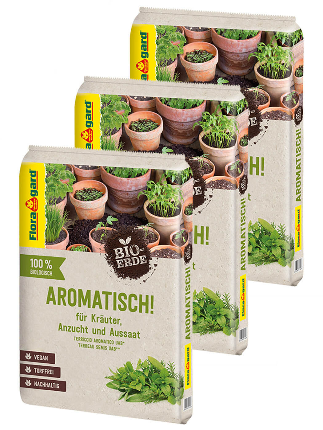 Bio-Kräuter- & Aussaaterde Aromatisch