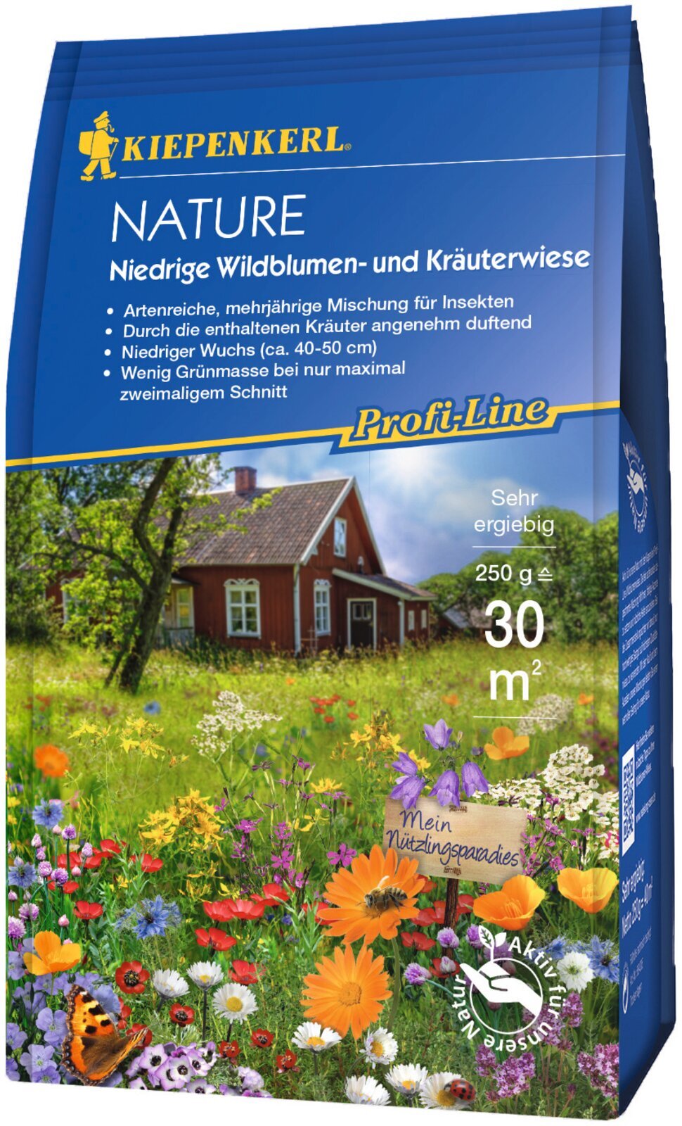 Nature Niedrige Wildblumen- und Kräuterwiese, 0,25kg