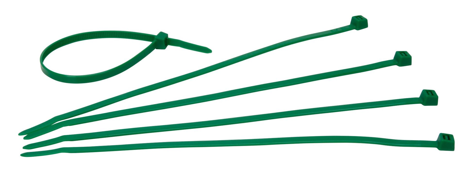 Kopp Kabelbinder 200x2,5 mm 50 Stück Packung - Farbe: grün - Leitermann