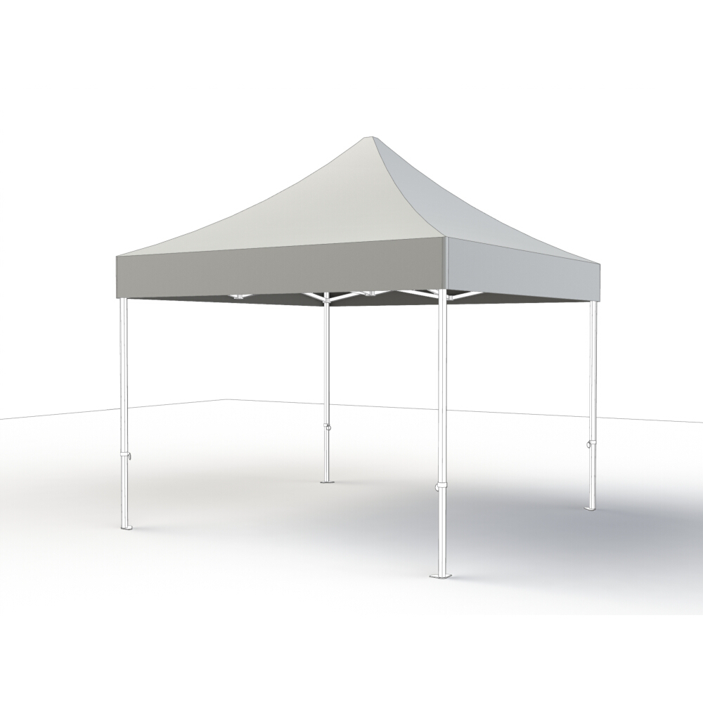 Dach zu Pavillon Pro, weiß, PVC