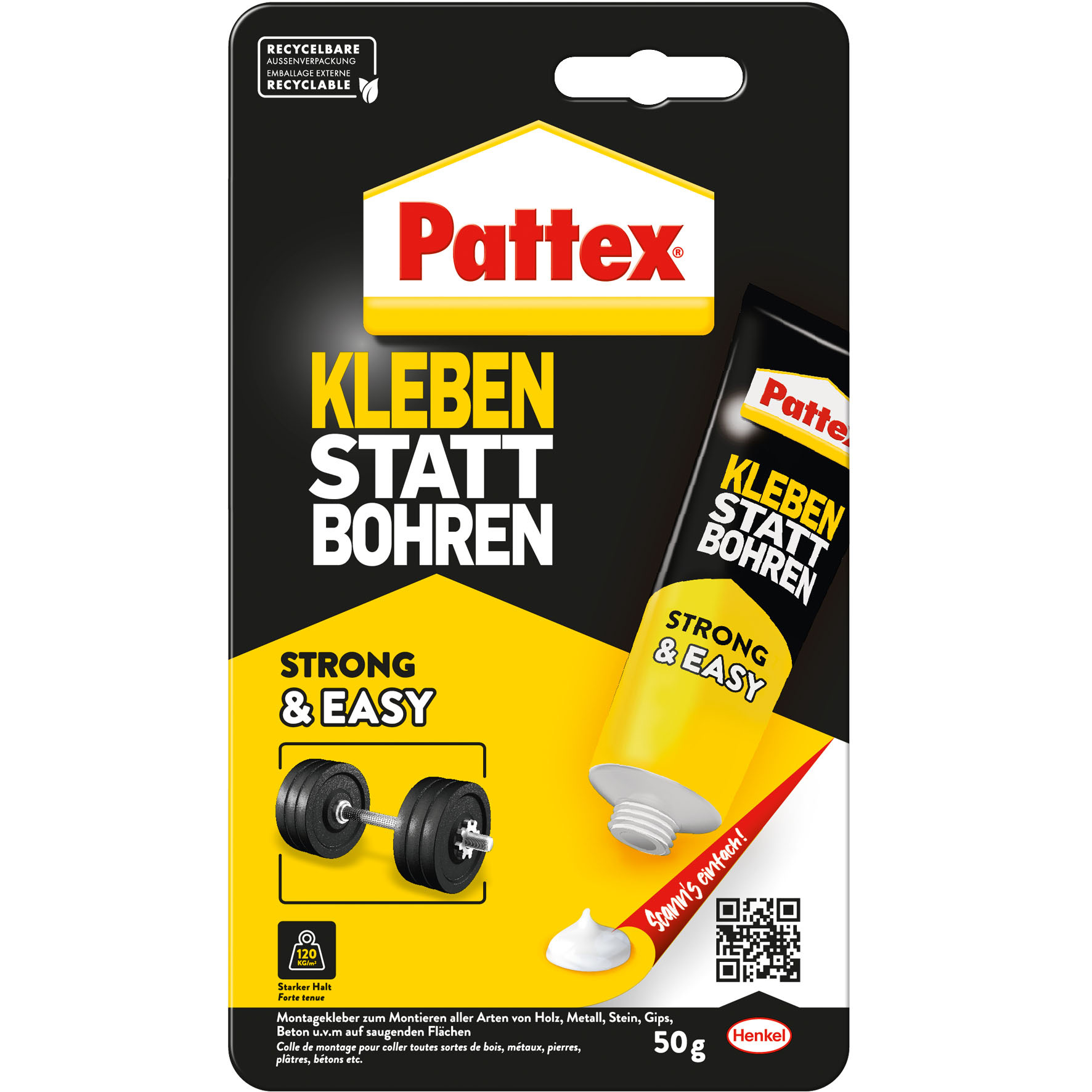 Pattex Kleben Statt Bohren Original PKB 07