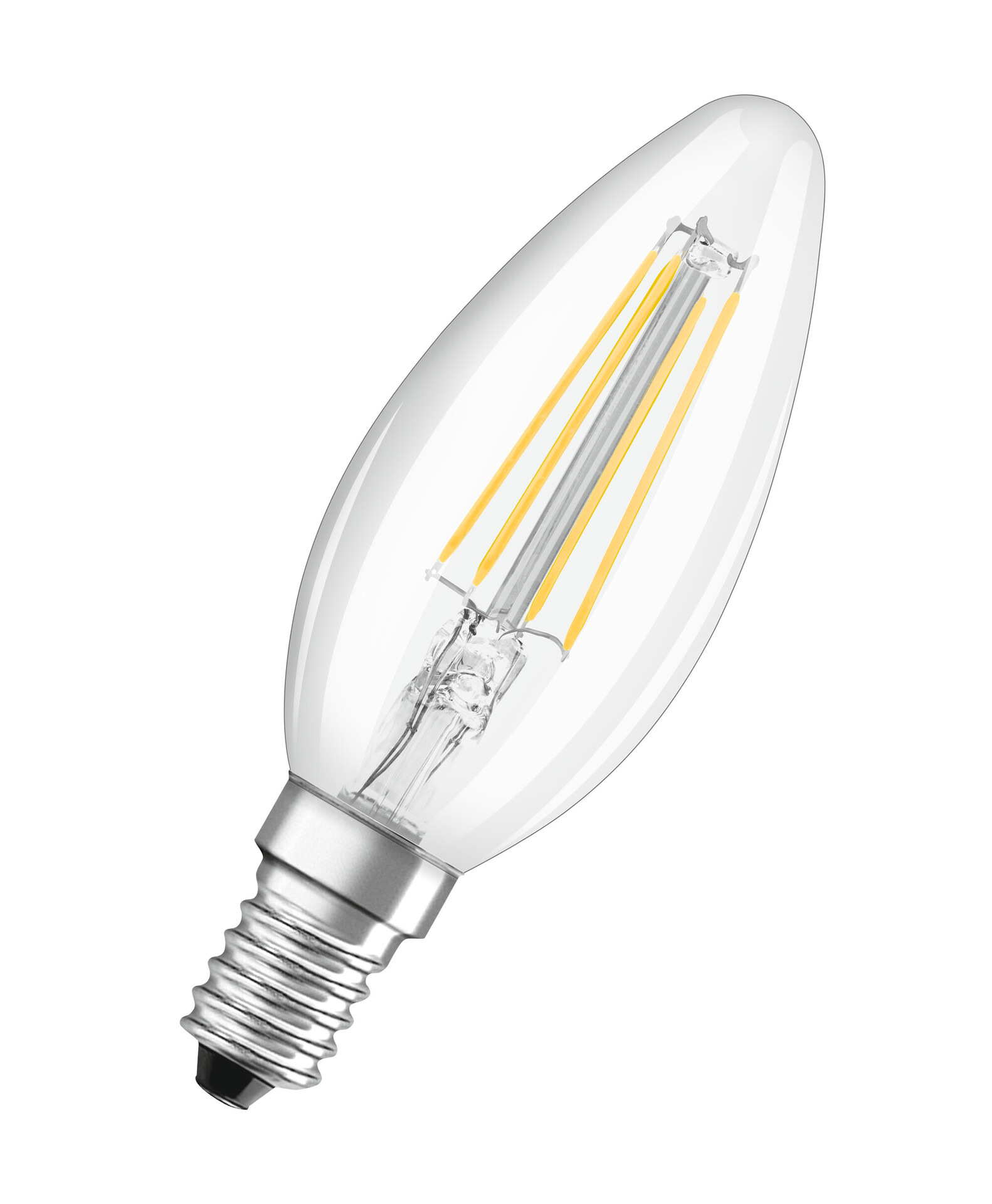 LED-Lampe Minikerzenform B40, 3er-Pack, 4W 470lm 2700K 40W-Ersatz Fil