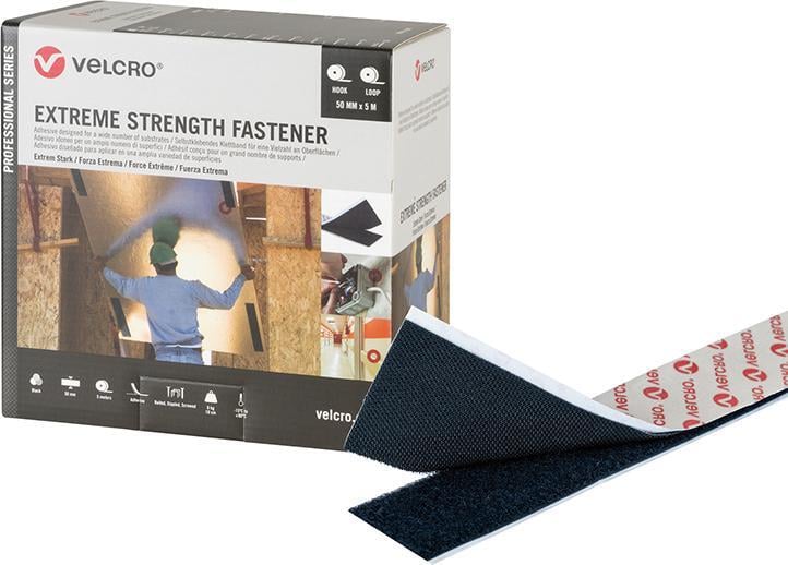 VELCRO Klettband Extreme Strength Fastener50mm x 5m schwarz