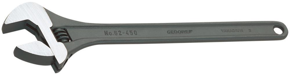 Einmaulschlüssel verstellbar phosphatiert 455mm GEDORE