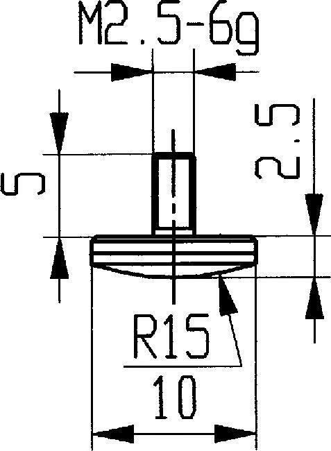 EDE Messeinsatz HM Typ 12/10,0mm KÄFER