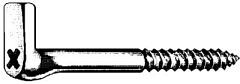 Winkelschraubhaken verzinkt 5,2x 50 Lohmann