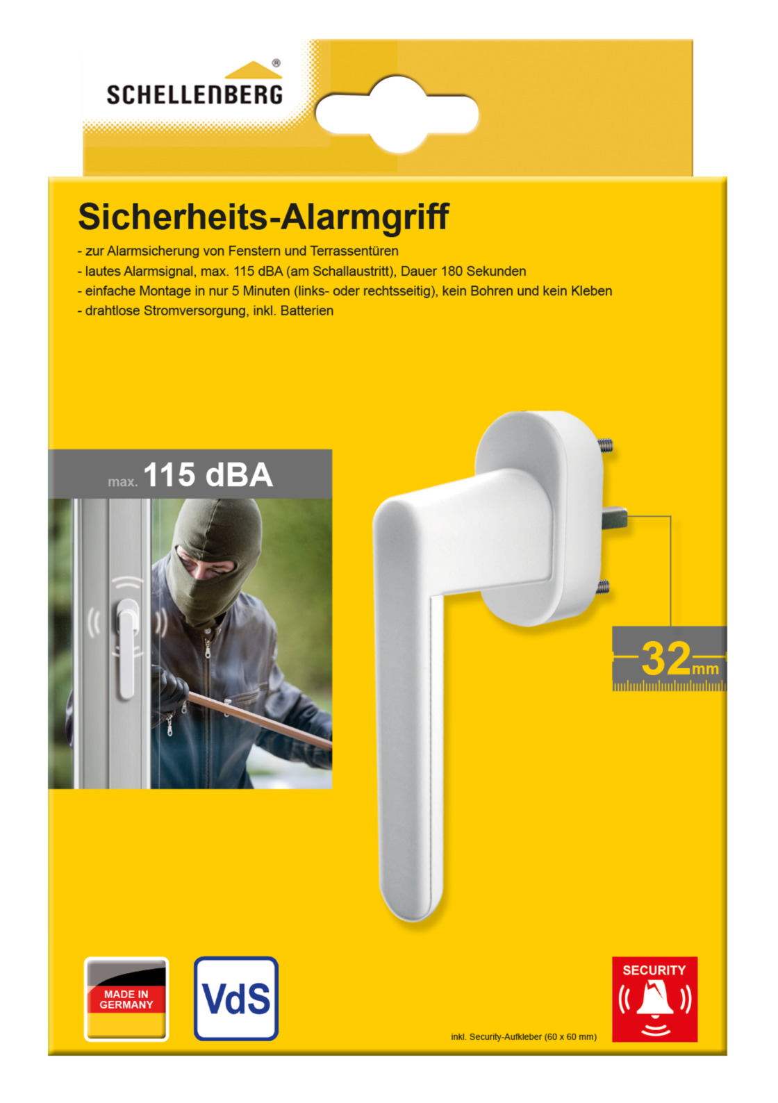ABUS Fenster- und Türsicherung weiss FTS3003 W SB - Leitermann