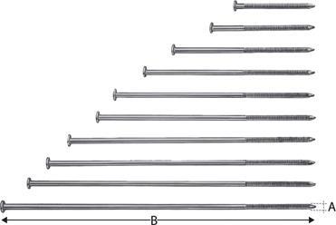 SST Sparrennagel verzinktSN6,0x150-DE STRECKE