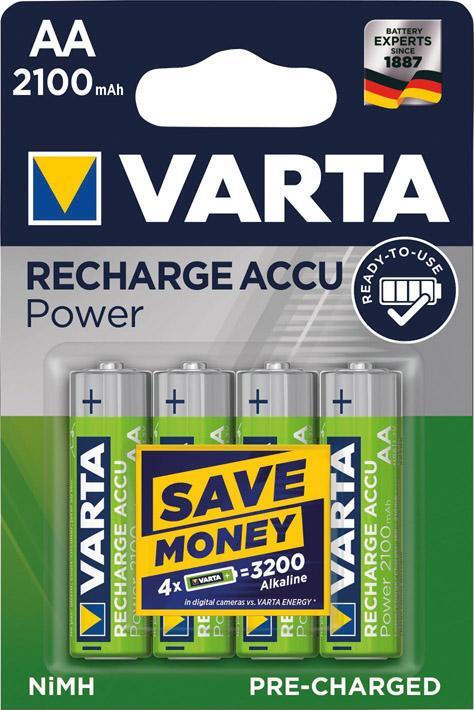 VARTA Power Accu R2U Mignon AA HR06 2100 mAh