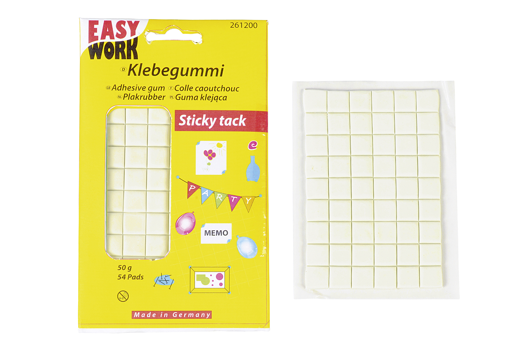 Sticky Tack Klebepads - Leitermann