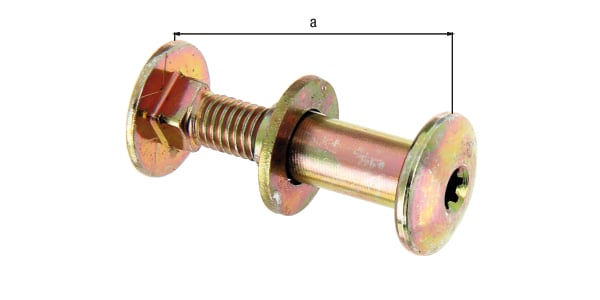 Flachrundschraube Multi-Fix mit Mutter Box à 2 St.