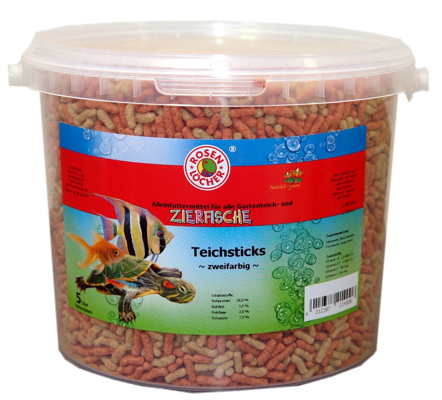 Teichsticks gelb/rot 5 Liter