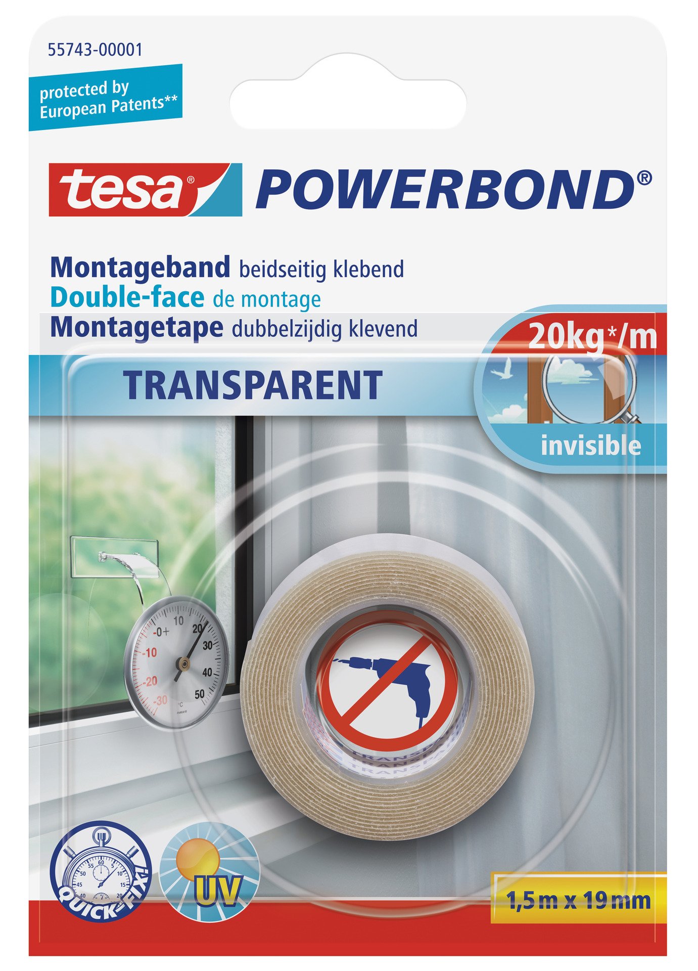 Tesa Montageband Transparent