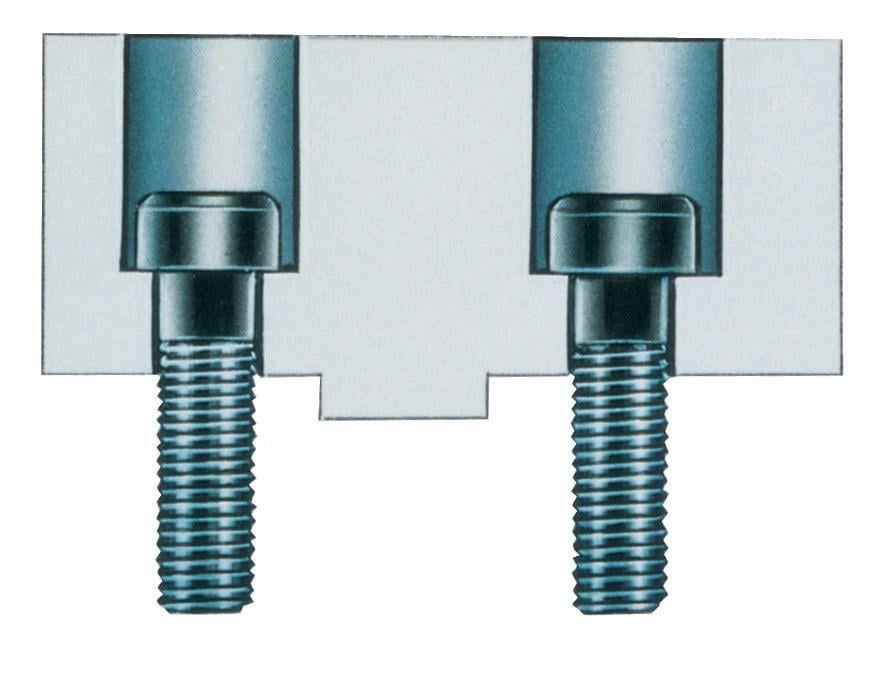 Schraube für AufsatzbackeGr.100mm M6x20 RÖHM