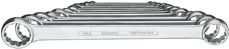 Doppelringschlüssel-Satz DIN837B 6-32mm 12-teilig GEDORE