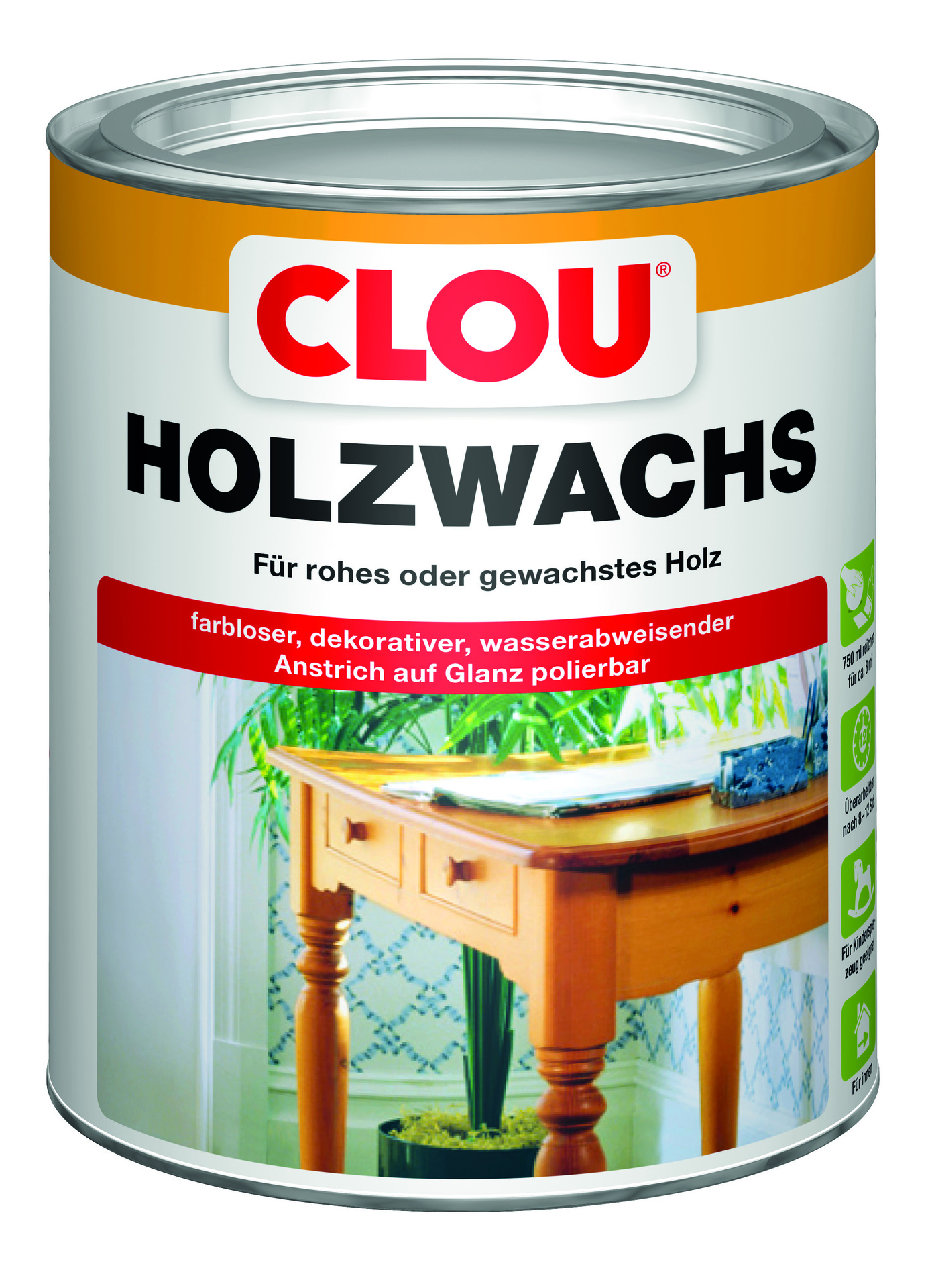 Holzwachs farblos