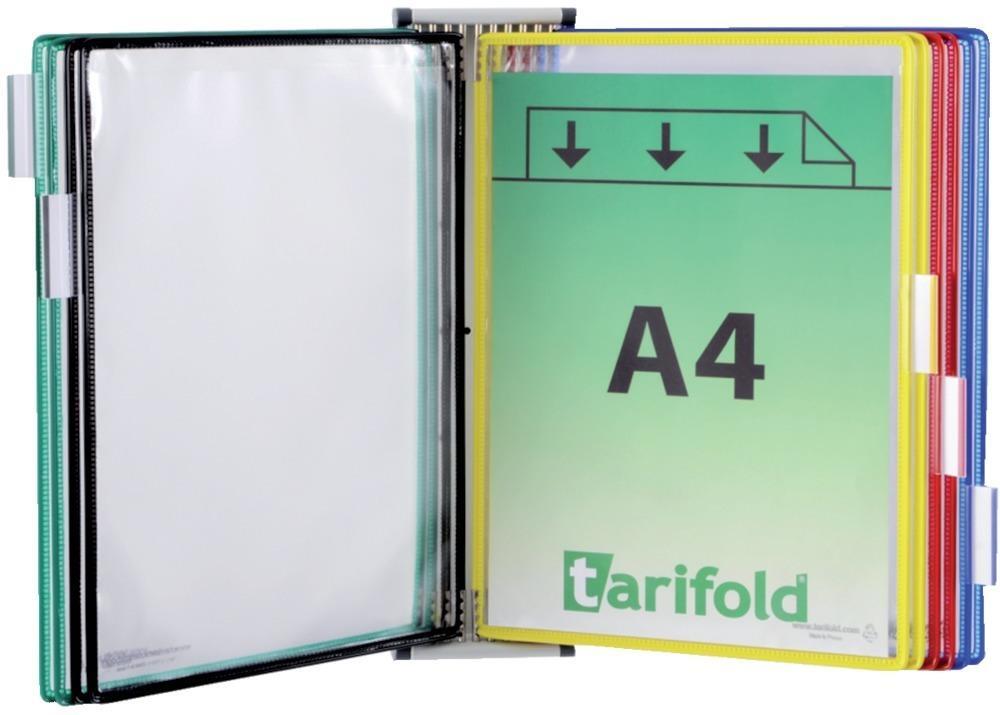 Wandsichttafelsystem A4 magnet. m. 10 Tafeln