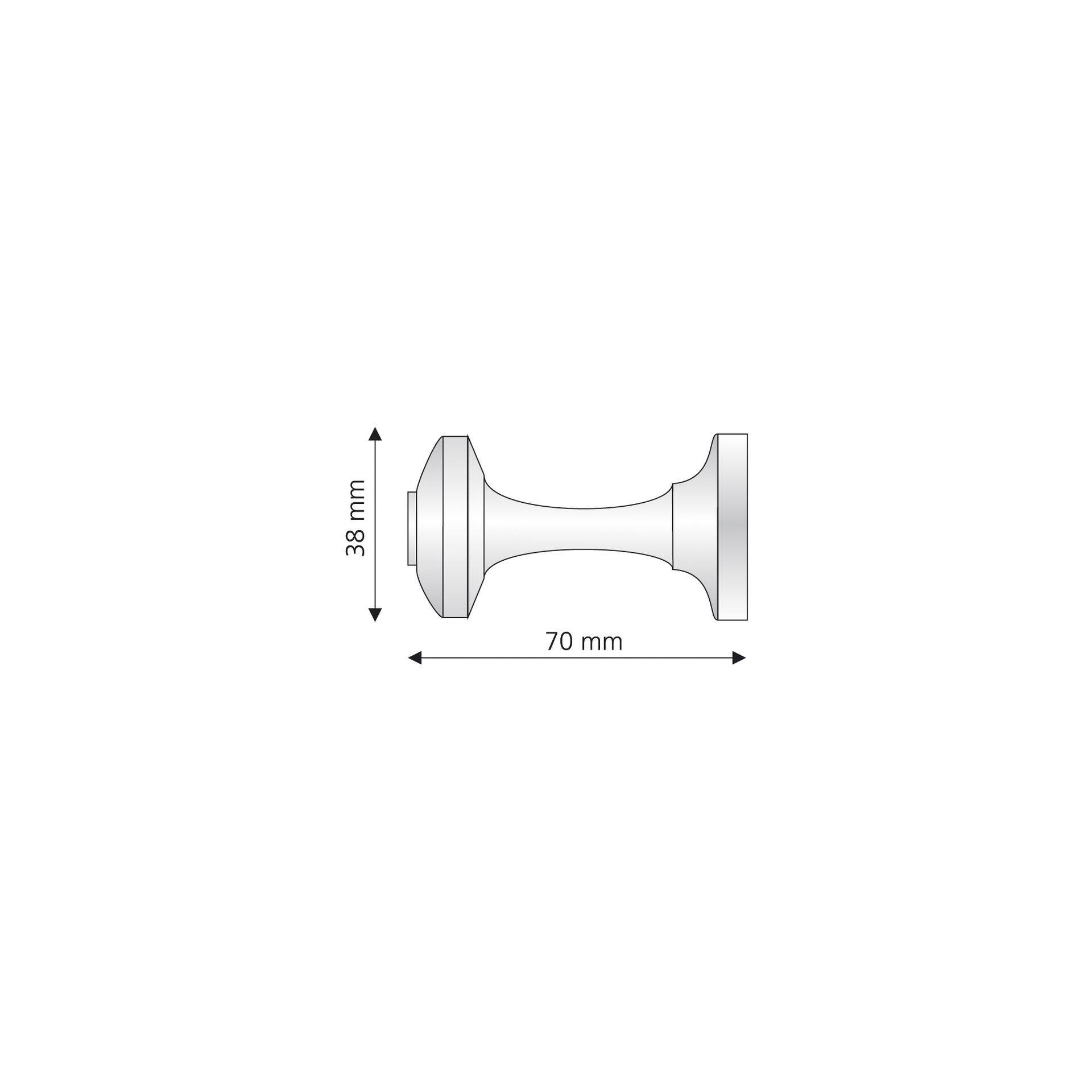 Schalhalter 7 cm ø 28 mm