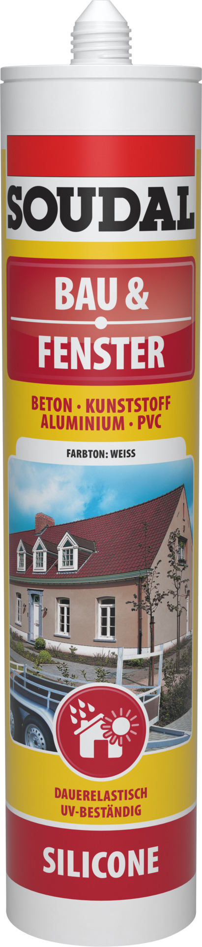 Bau & Fenster Silikon, 300ml