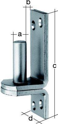 EDE GmbH ELC Logistik-Center Haken auf Platte 3301/K3/DI/20 mm