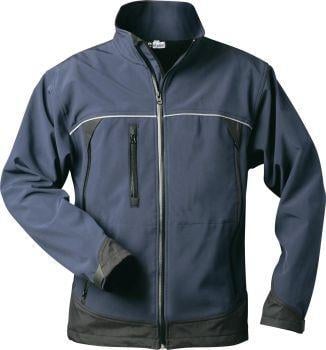 Jacke Gamma Softshell marine-schwarz